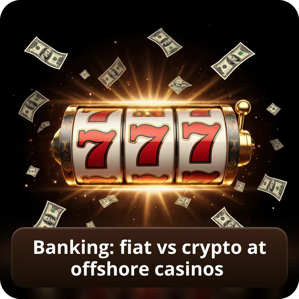 Banking fiat vs crypto at international online casinos offshore
