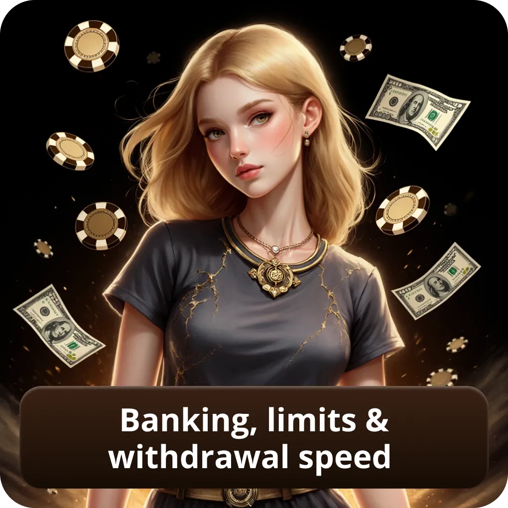 Banking, limits & withdrawal speed