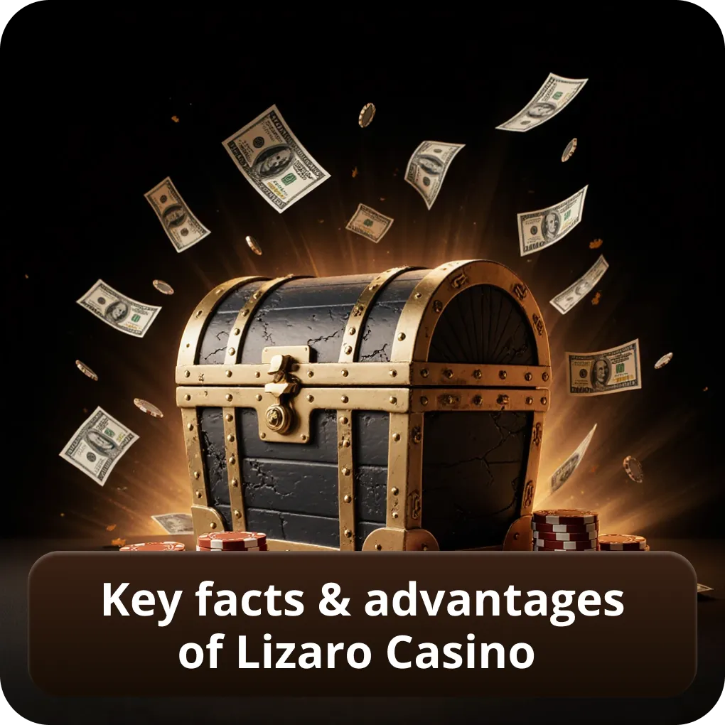 Key facts & advantages of Lizaro Casino