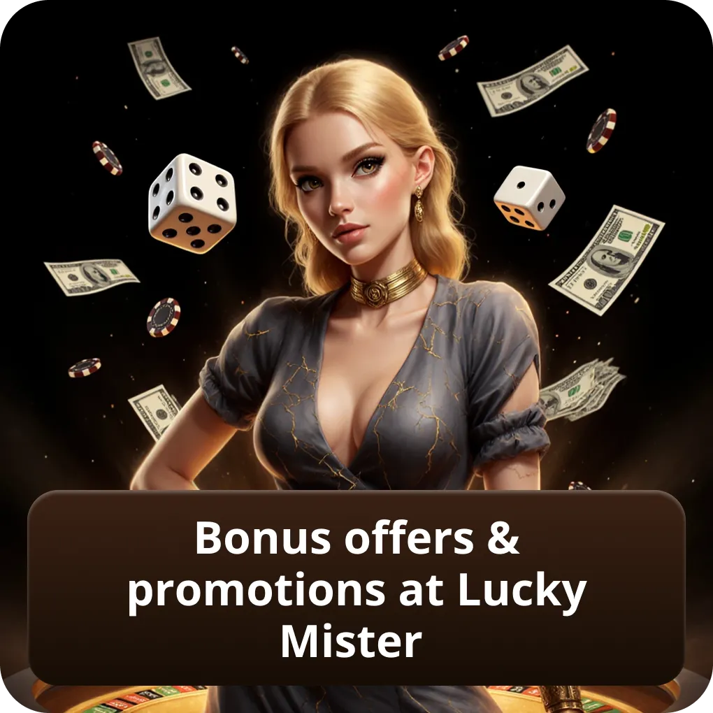 Bonus offers & promotions at Lucky Mister