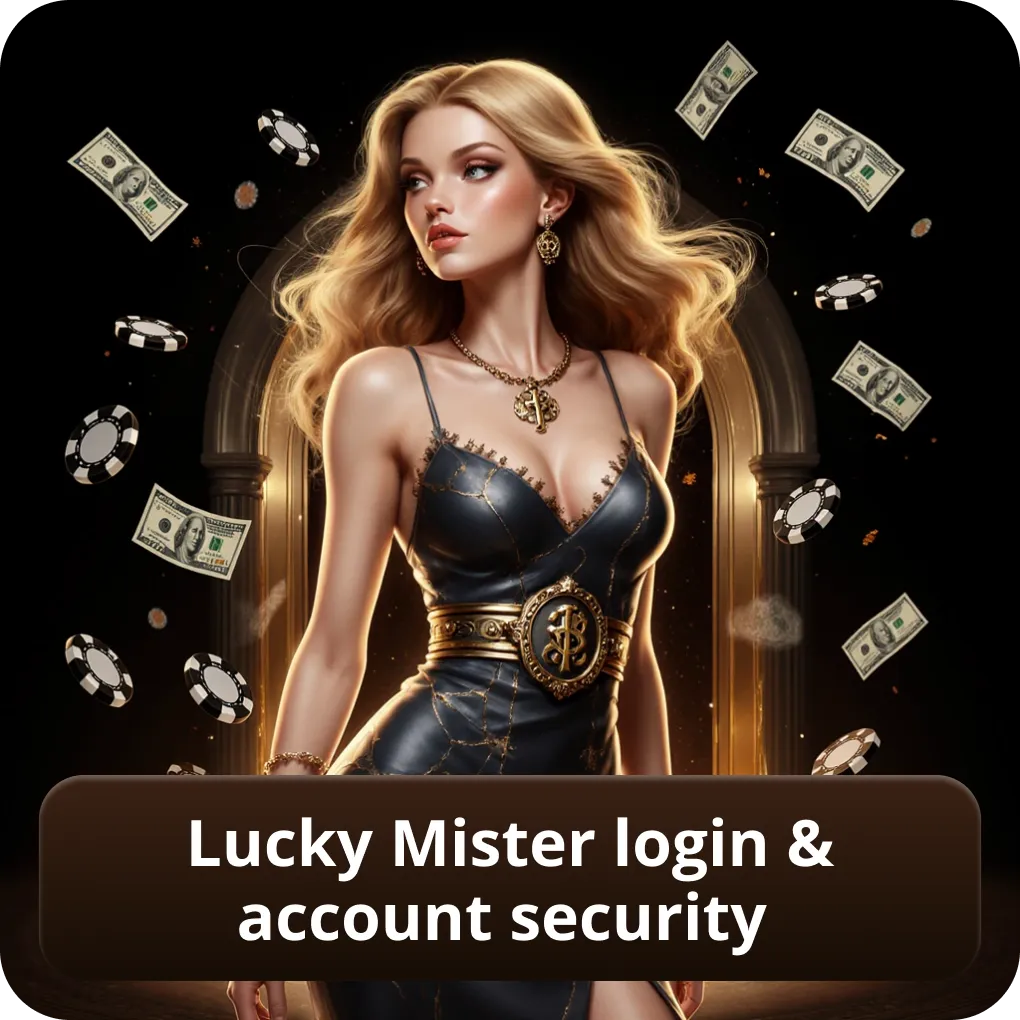 Lucky Mister login & account security