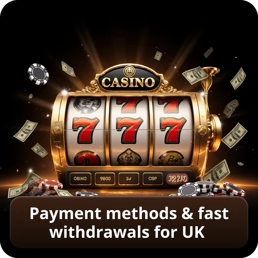 Payment methods & fast withdrawals for UK