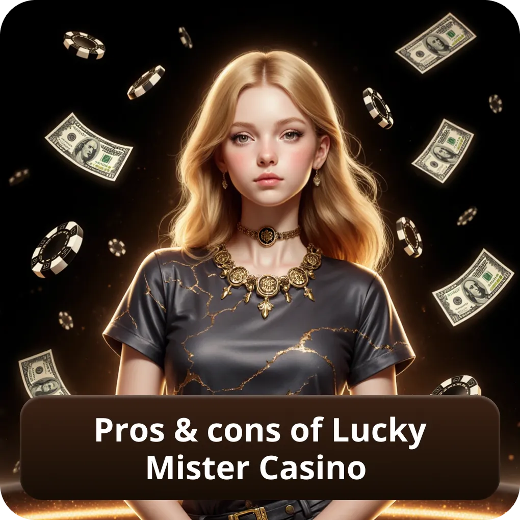 Pros & cons of Lucky Mister Casino